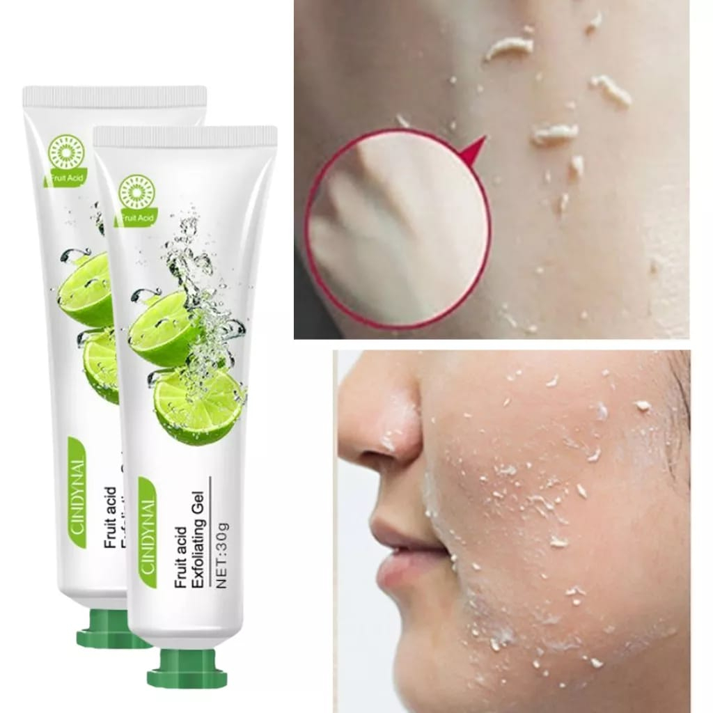 Peeling Wajah Fruit Acid Exfoliating Gel 30 Gr Facial Glowing CINDYNAL EXPOLIATING GEL