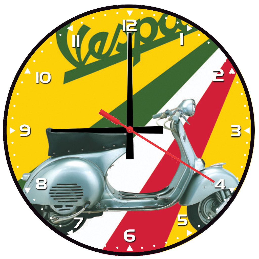 JAM DINDING VESPA /JAM DINDING UNIK /JAM DINDING KAYU
