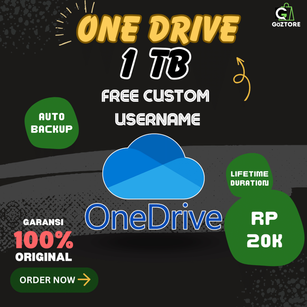 One Drive OneDrive 100 GB bukan 1TB Lifetime Account