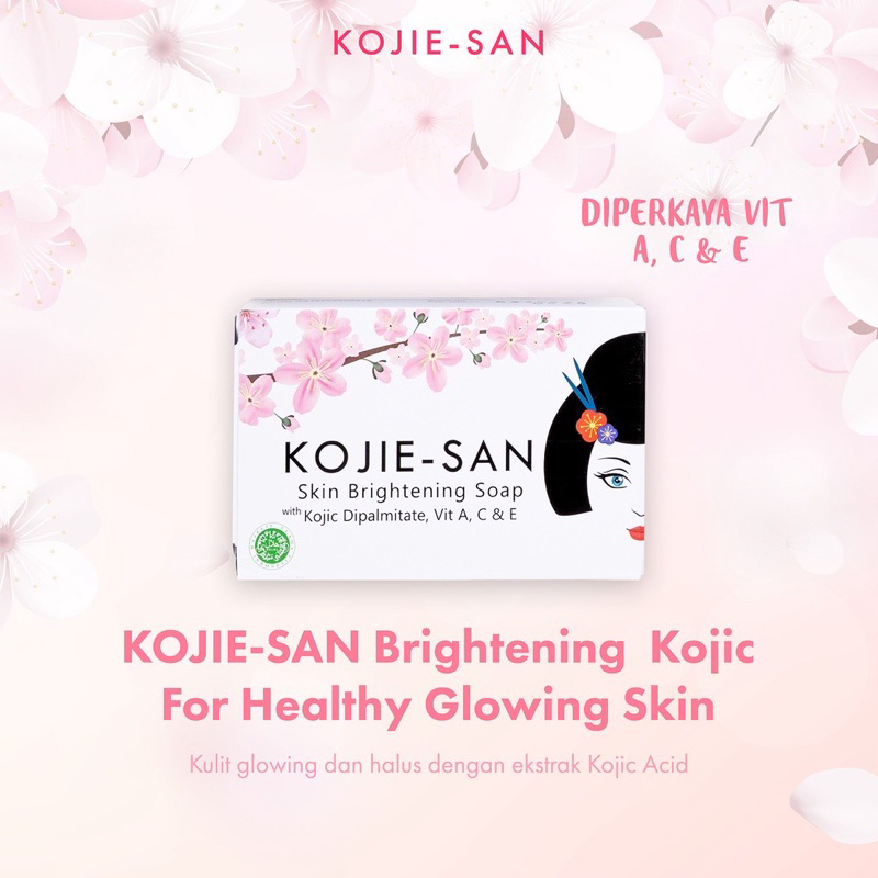 [HALAL] KOJIE SAN Skin Brightening Lightening Soap Kojic Acid Dream White 65g 65gr 65gram 135g 135gr 135gram 65 135 g gr gram Sabun Pencerah Pemutih Wajah Kojiesan BPOM Ori Original Asli Kojie-San