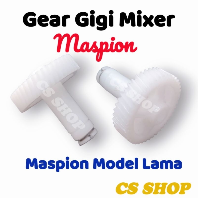 GEAR GIGI MIXER MASPION MODEL LAMA ORIGINAL 1 SET/GEAR MIXER MEREK MASPION MODEL LAMA SEPASANG 2PCS