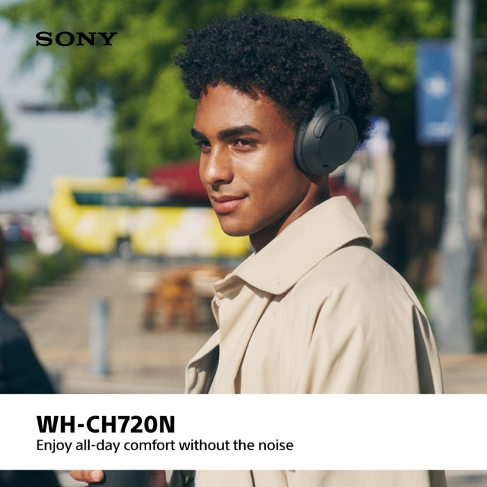 Sony Headphone Wireless Noise Cancelling WH-CH720N / WCH720 - Garansi Resmi Sony Indonesia 1 Tahun