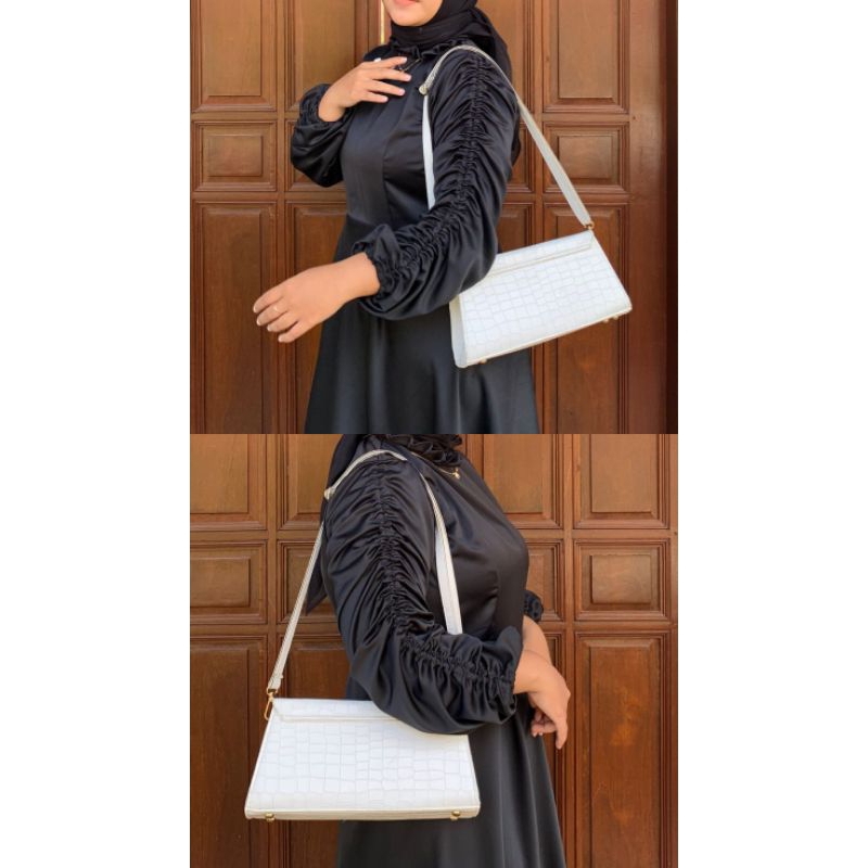 DRESS BRIDESMAID SATIN || DressMiera~Maxmara Premium