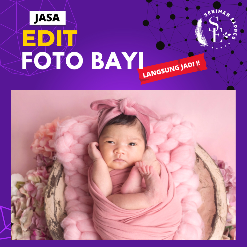 Jasa Edit Foto Bayi Ala Studio / Baby newborn / edit background / Edit Foto Bayi / edit foto bayi