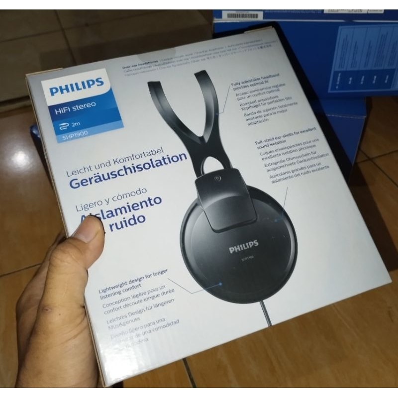 Philips SHP 1900 Stereo Headphone - Garansi Resmi