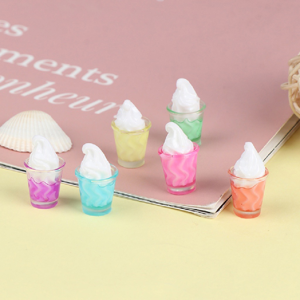 Miniatur Gelas Es Krim Skala 1:12 - Miniature Sundae Ice Cream Cup
