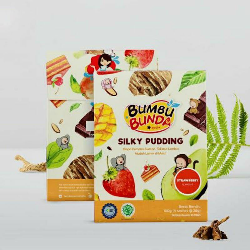 

Bumbu Bunda Silky Pudding 100gr - Strawberry