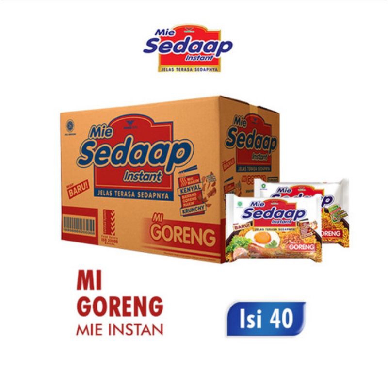 mie goreng sedap instan 1dus