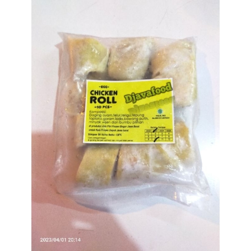 

egg chicken roll eggroll