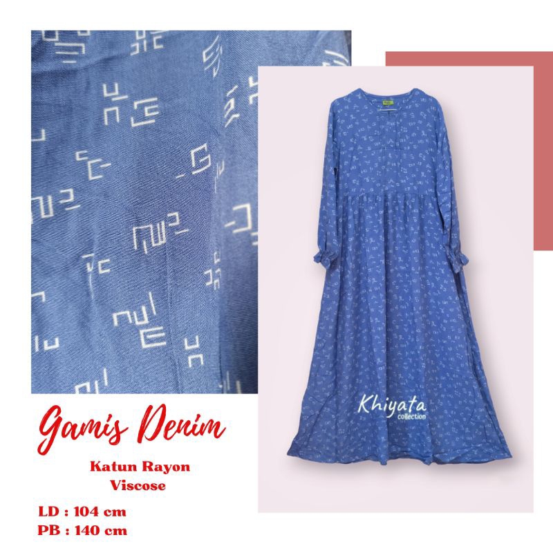 Gamis Katun Rayon Viscose