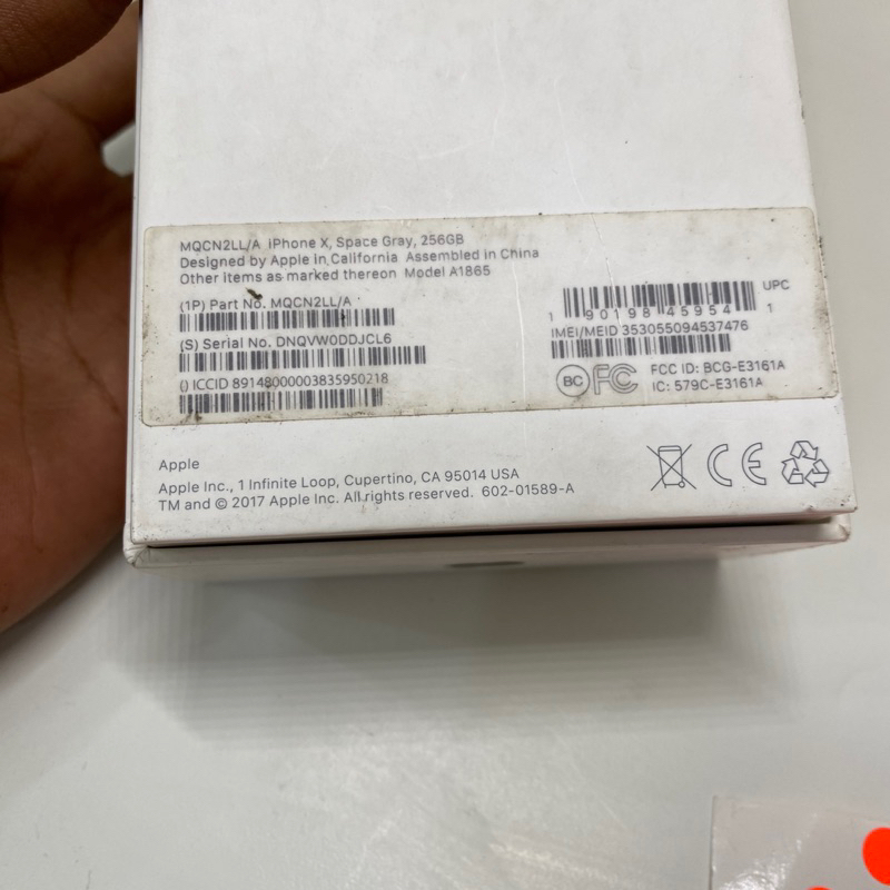 iphone x 256gb full ori