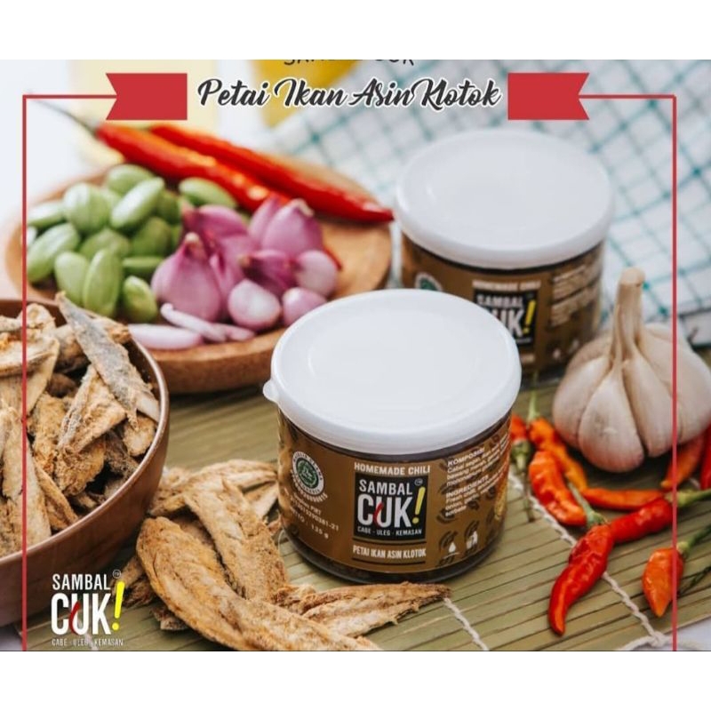 

Sambal Petai Ikan Asin Klotok/Sambal praktis/sambal kemasan