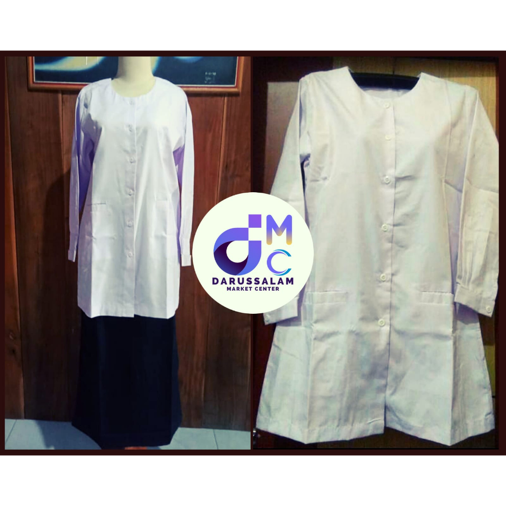 1 Set Seragam Ujian Calon Pelajar Santriwati Gontor / Seragam Lengkap Santriwati / Atasan Putih Polo