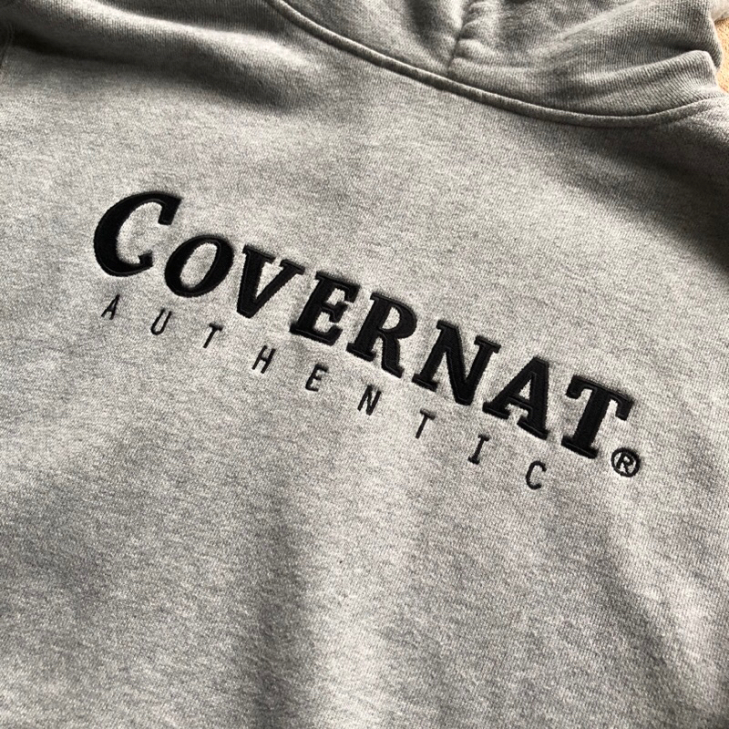 Covernat authentic logo zip hoodie