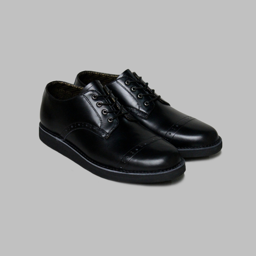 ARTAP Footwear - Sepatu Kulit Asli Boots Pria - Lux Full Black