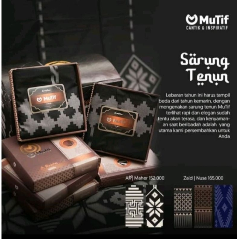 SARUNG MUTIF ZAID/NUSA/MAHER