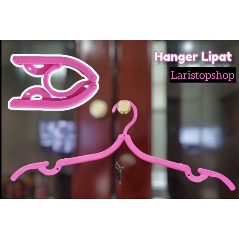 Hanger Lipat Portable Travel / Gantungan Baju Lipat Serbaguna