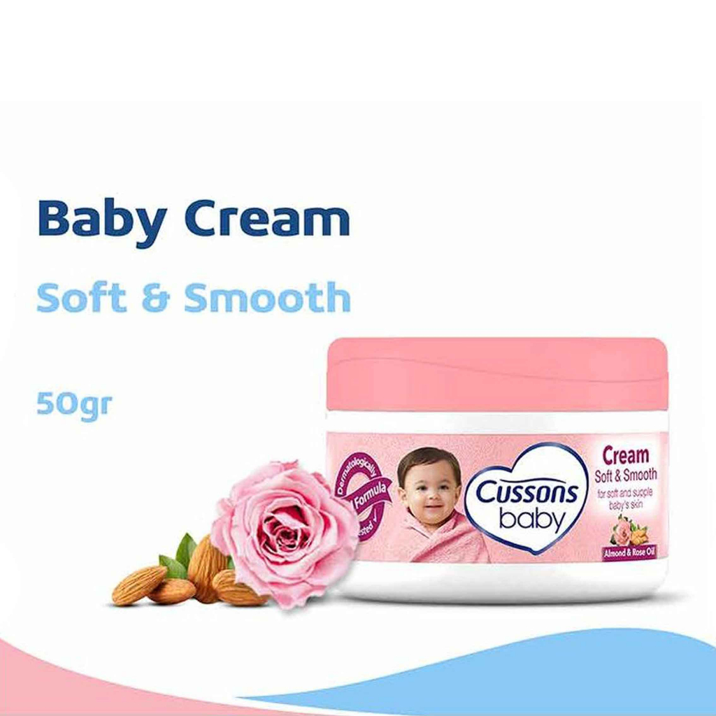 CUSSONS BABY CREAM/ CREAM BABY/ MILK &amp; SOFT SMOOTH/ 50G