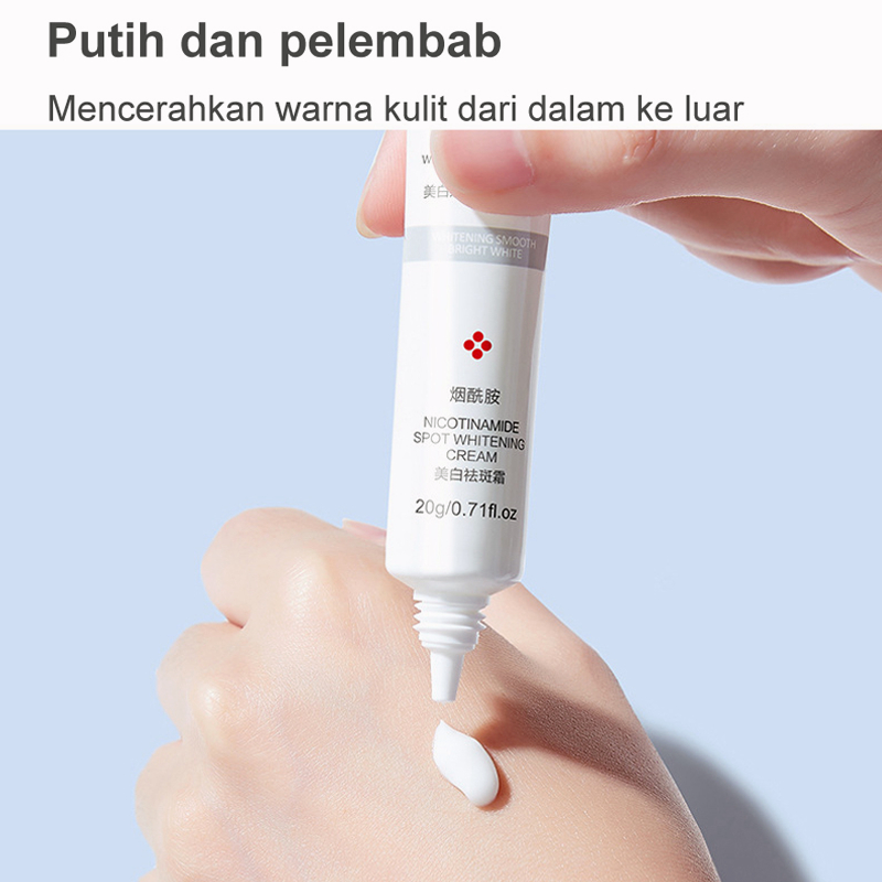 Penghilang flek hitam Night whitening salep flek hitam White neng cream flek hitam penghilang flek hitam di wajah 20g Whitening freckle cream Bintik menghilangkan / Chloasma / Bintik-bintik penuaan