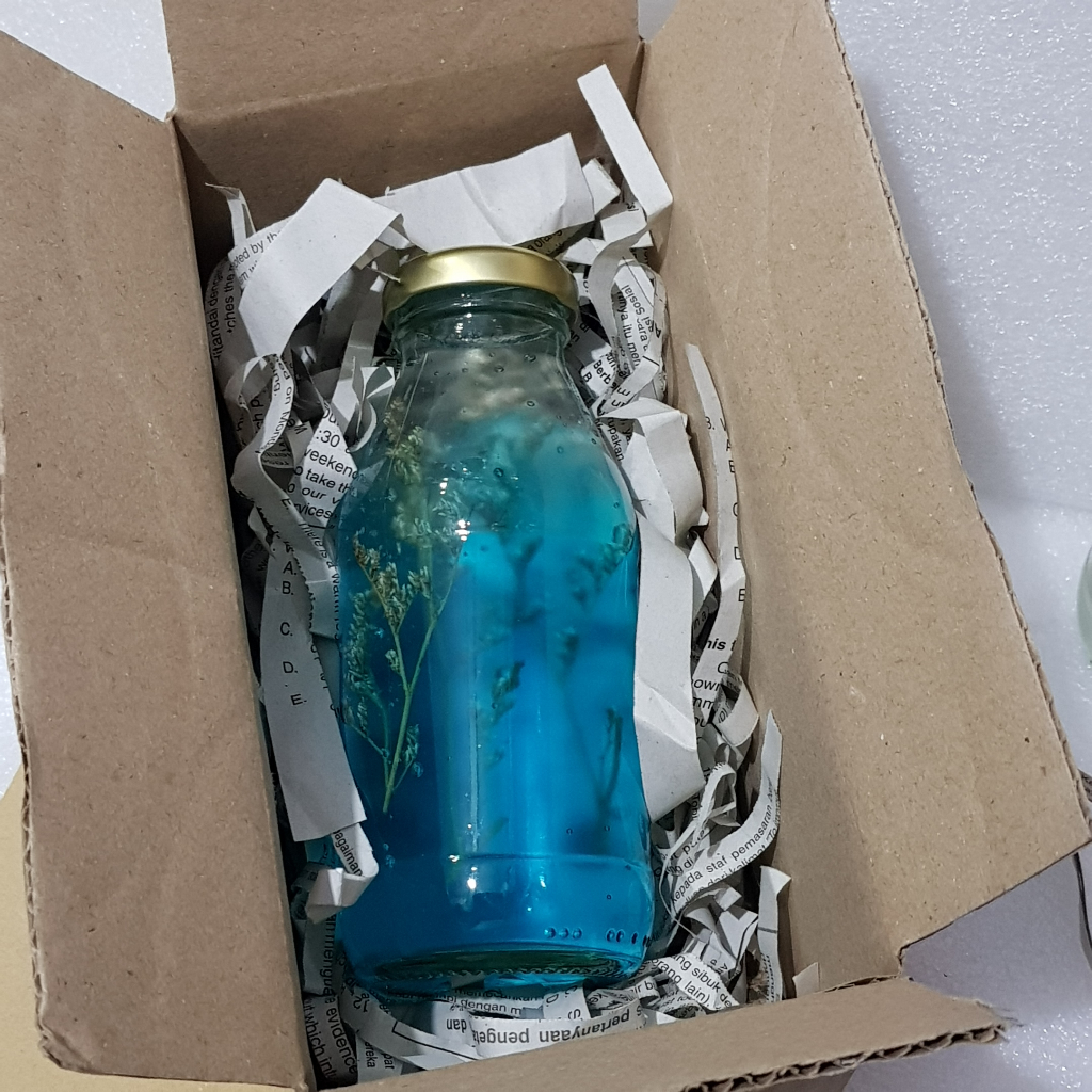 Botol wish in   jar Wished Bottle   / Kado unik Botol  ucapan /  botol Aesthetic klasik / botol ucapan selamat  / Botol Authetic klasik/Jar of notes Wish Jar Messages In a Bottle Capsul  FREE PAPER BAG