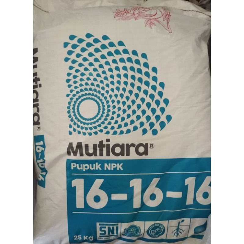 PUPUK NPK MUTIARA 16 16 16 25 KG