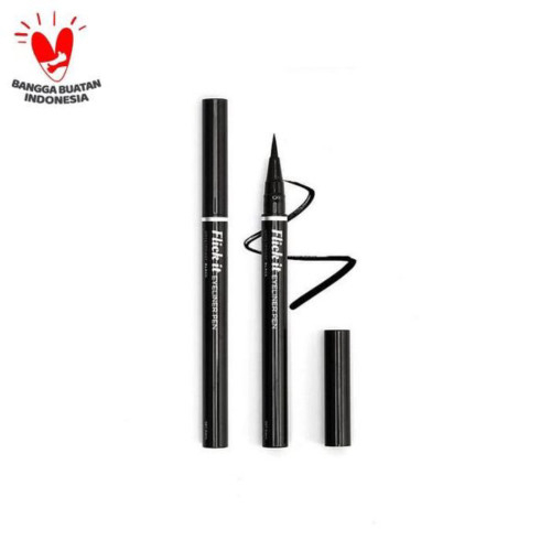 JUST MISS FLICK IT PEN EYELINER - BLACK