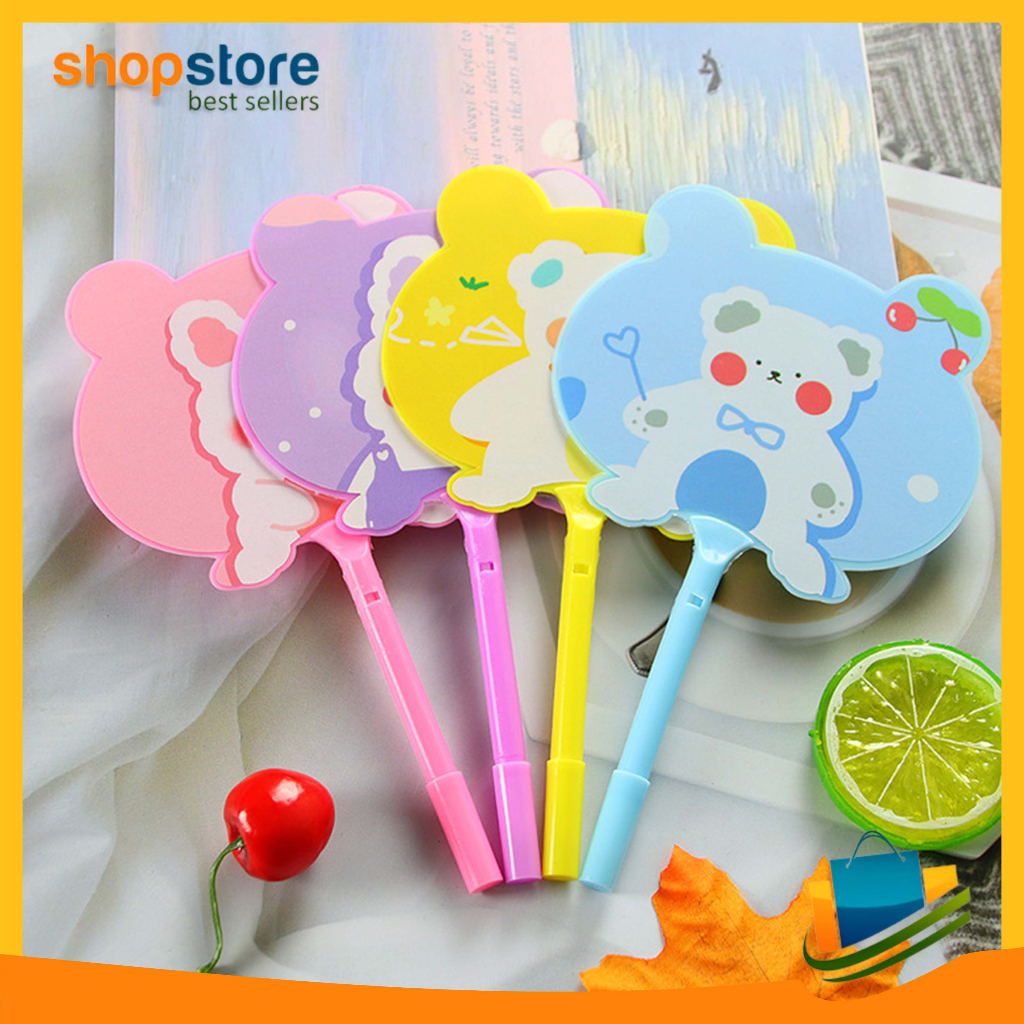 

Pulpen Kipas Motif Beruang Souvenir Lucu Pen Kipas Karakter Bear Import COD 909