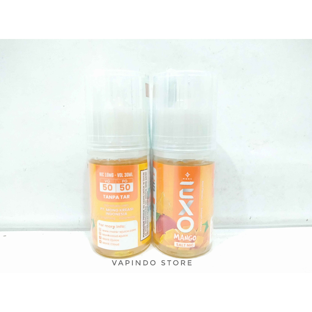 EXO EXOTIC SALTNIC MANGO 30ML BY MONK SALT E LIQUID VAPE VAPOR CUKAI