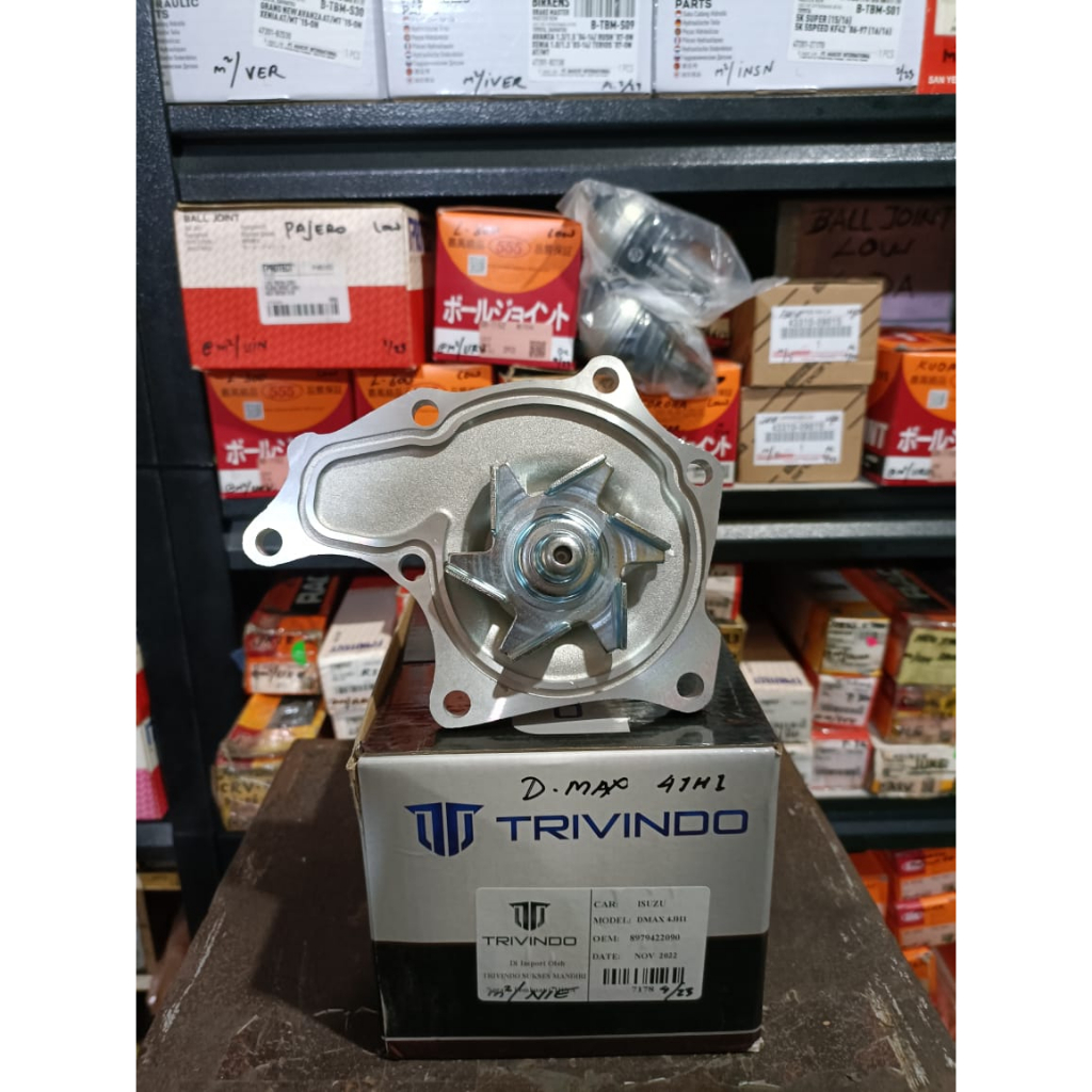 Water Pump Isuzu Dmax 4JH1 8979422090 Trivindo