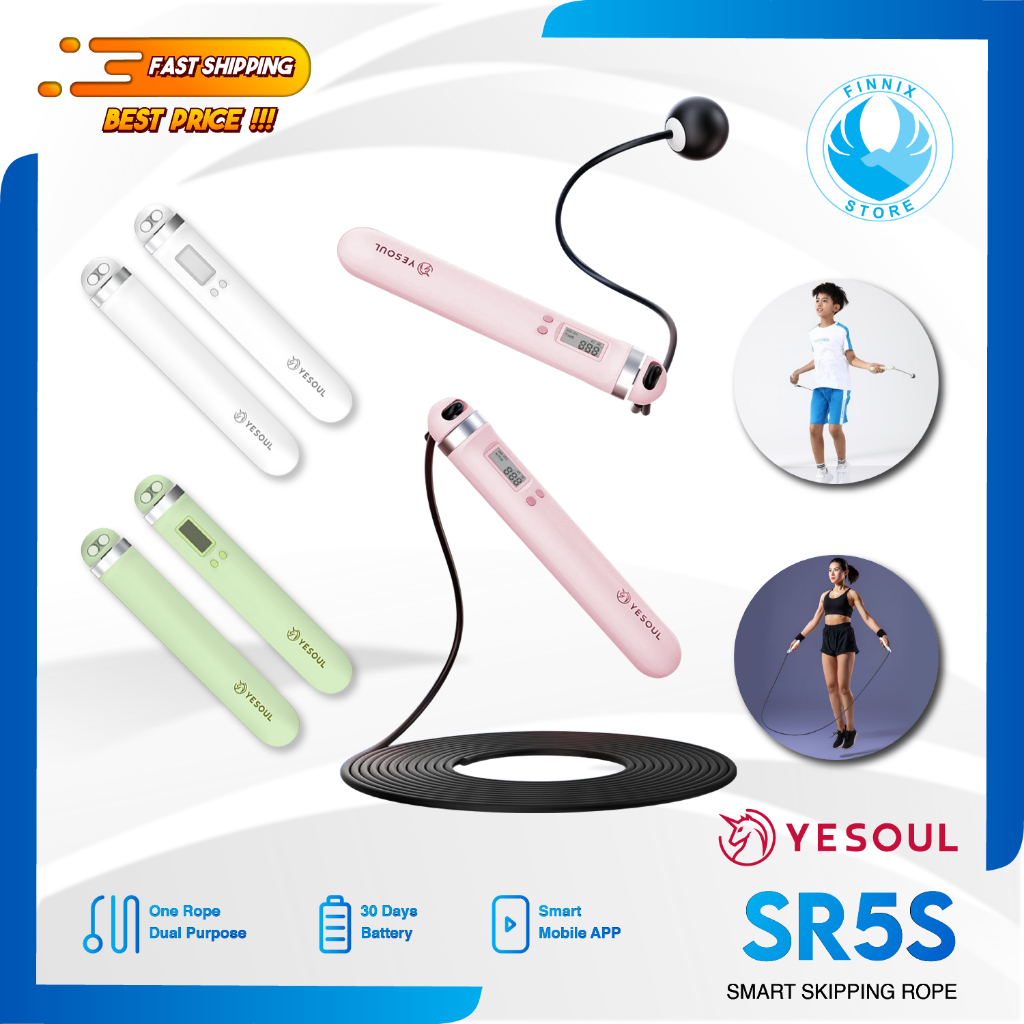 Lompat Tali Skipping Yesoul SR5S - Smart Skipping Rope