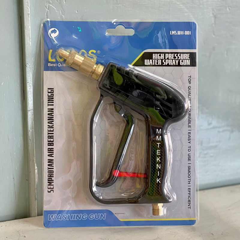 Stick Gun Pressure Cleaner Pendek Lumos Kepala Gun Jet Cleaner Mesin Cuci AC Motor Mobil LUMOS