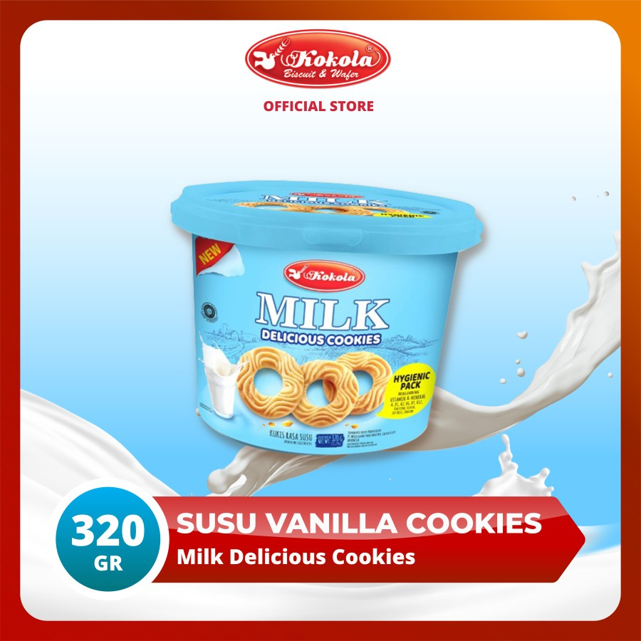

Kokola Susu Vanilla Cookies 320 gr