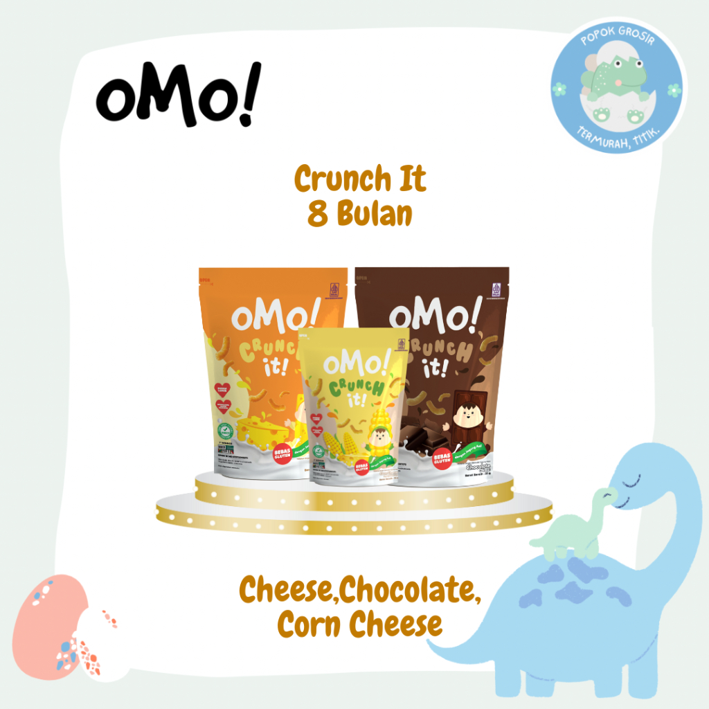 OMO! Crunch It Snack Baby 8 Bulan++ 25G