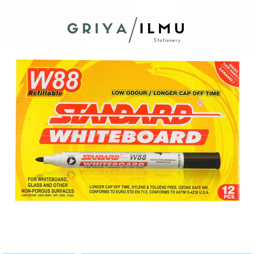 

Spidol/Board Marker STANDARD W-88 Htam (025050)