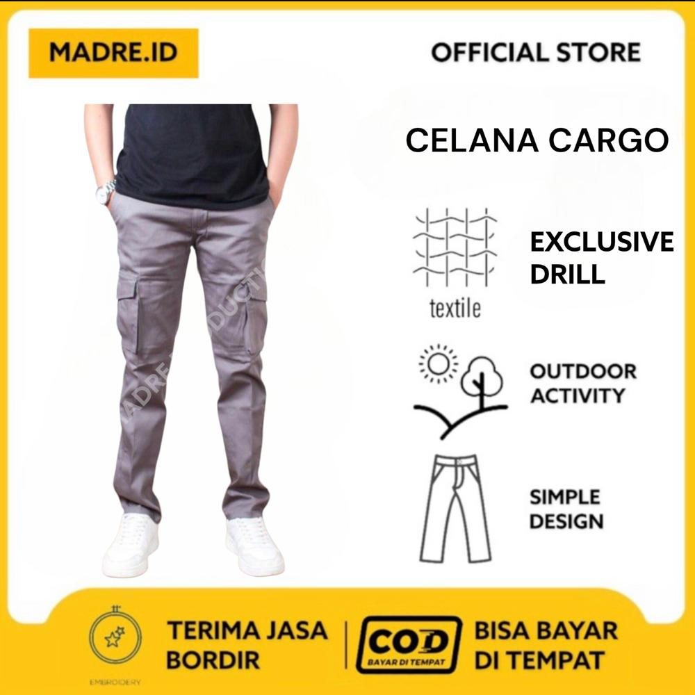 Celana Cargo Panjang Cargo Pants Pria Hight Quality Premium