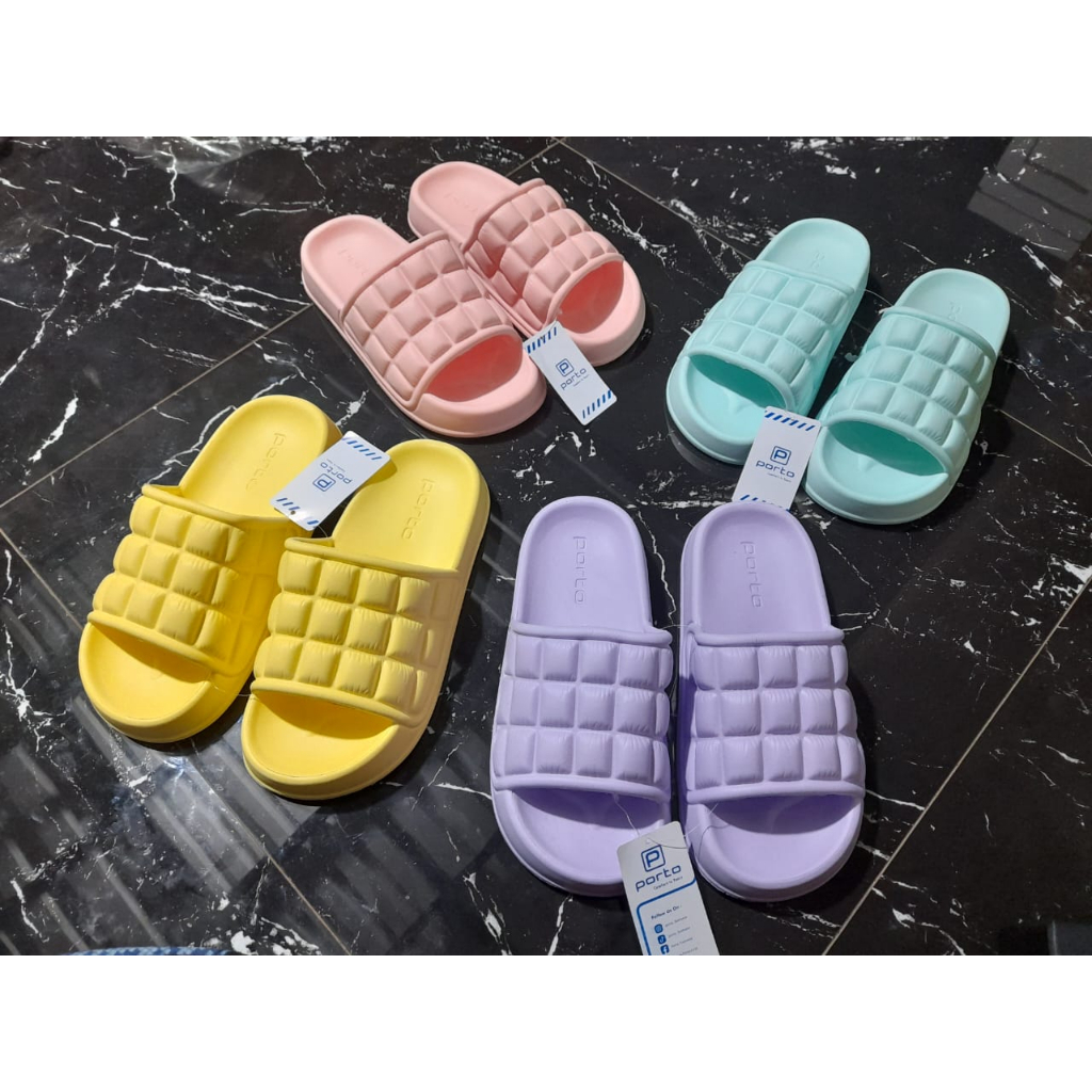 sandal kokop import wanita sendal karet cewe