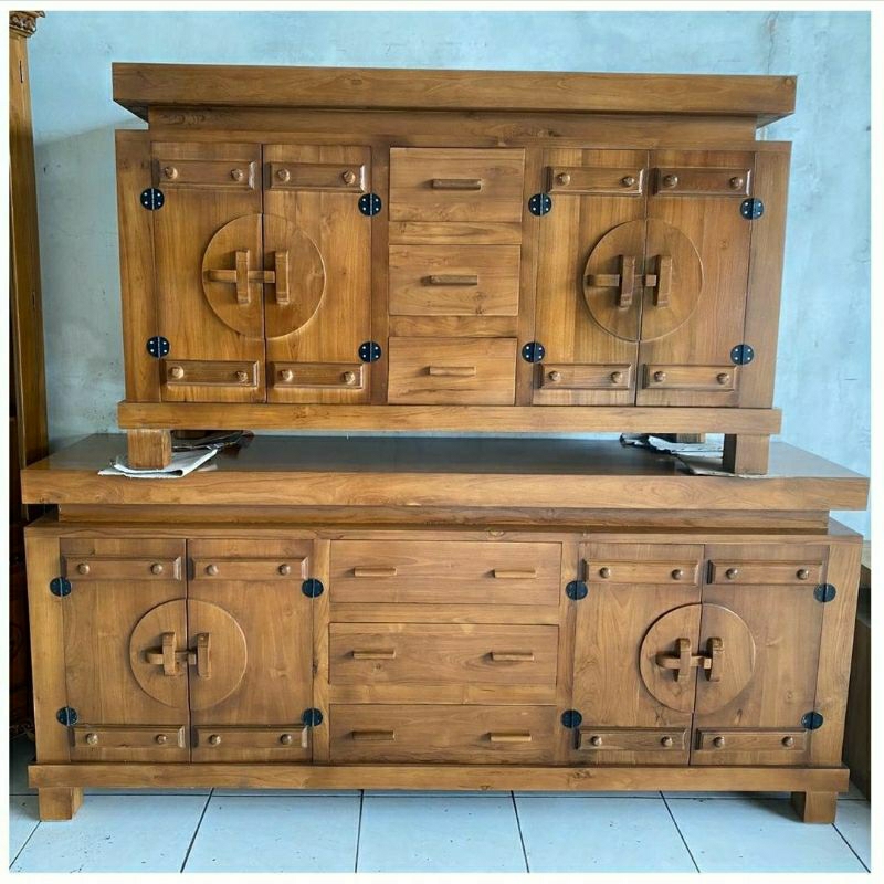 BUFET KOBOY JATI/BUFET TV MINIMALIS/MEJA TV/BUFET PENDEK MINIMALIS