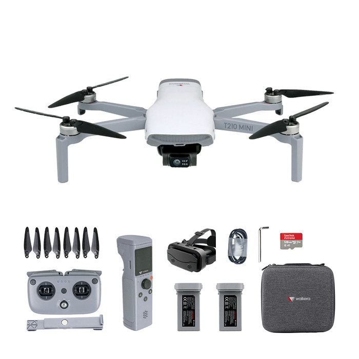 Walkera T210 Mini Quadcopter Drone 4K 3-Axis Gimbal GPS Voice Control