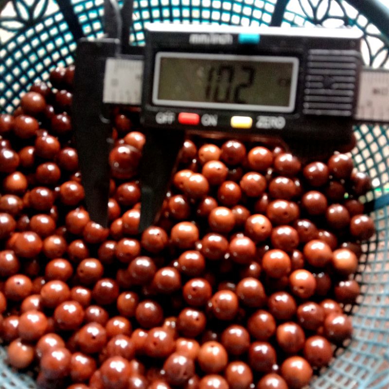 butiran kokka 10 mm untuk gelang dan tasbih