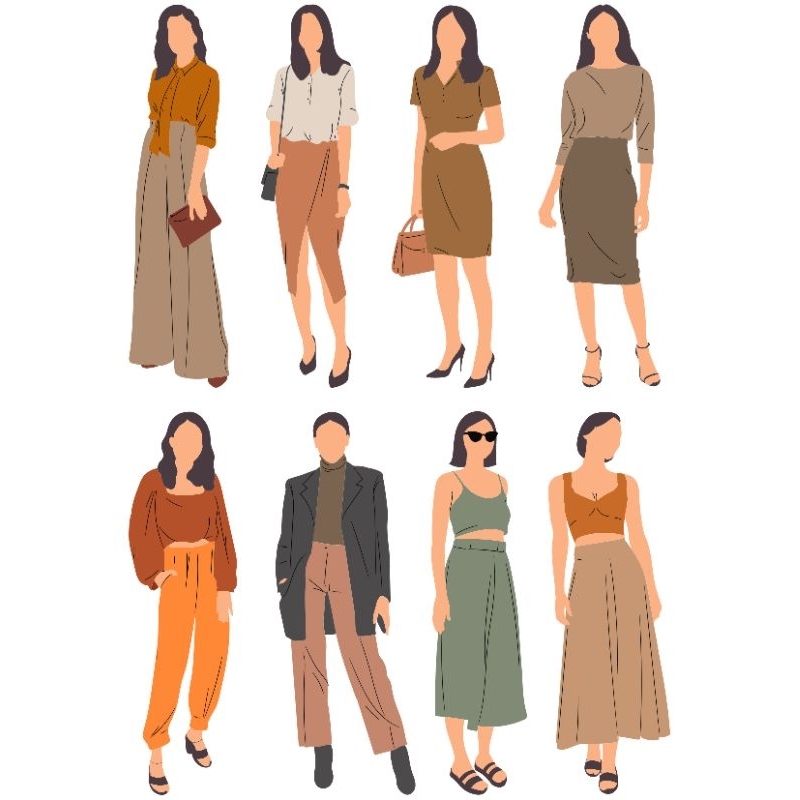 

Stiker outfit girls aesthetic