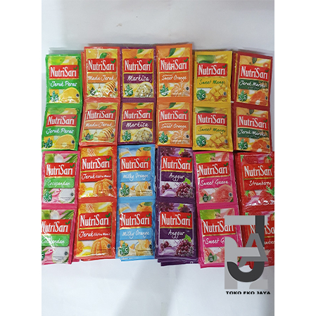 

NutriSari Aneka Rasa 11gr x 10Pcs (1 Renceng) Nutri Sari semua varian rasa