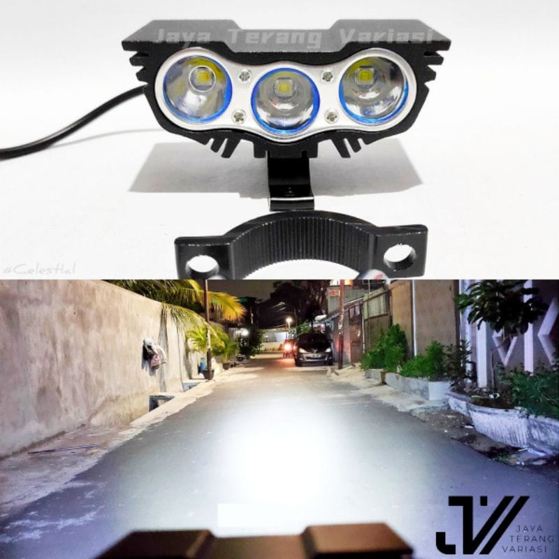 LAMPU SOROT LED OWL 3 MATA BURUNG HANTU / LAMPU SOROT LED /LAMPU SOROT MOTOR /LAMPU SOROT LED