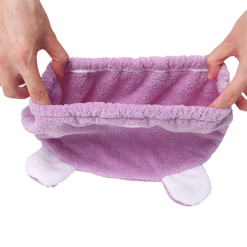 TOKOMUDA Towel Handuk Rambut Menyerap Air 7x Lebih Cepat Cute Rabbit lw41 Magic Towel