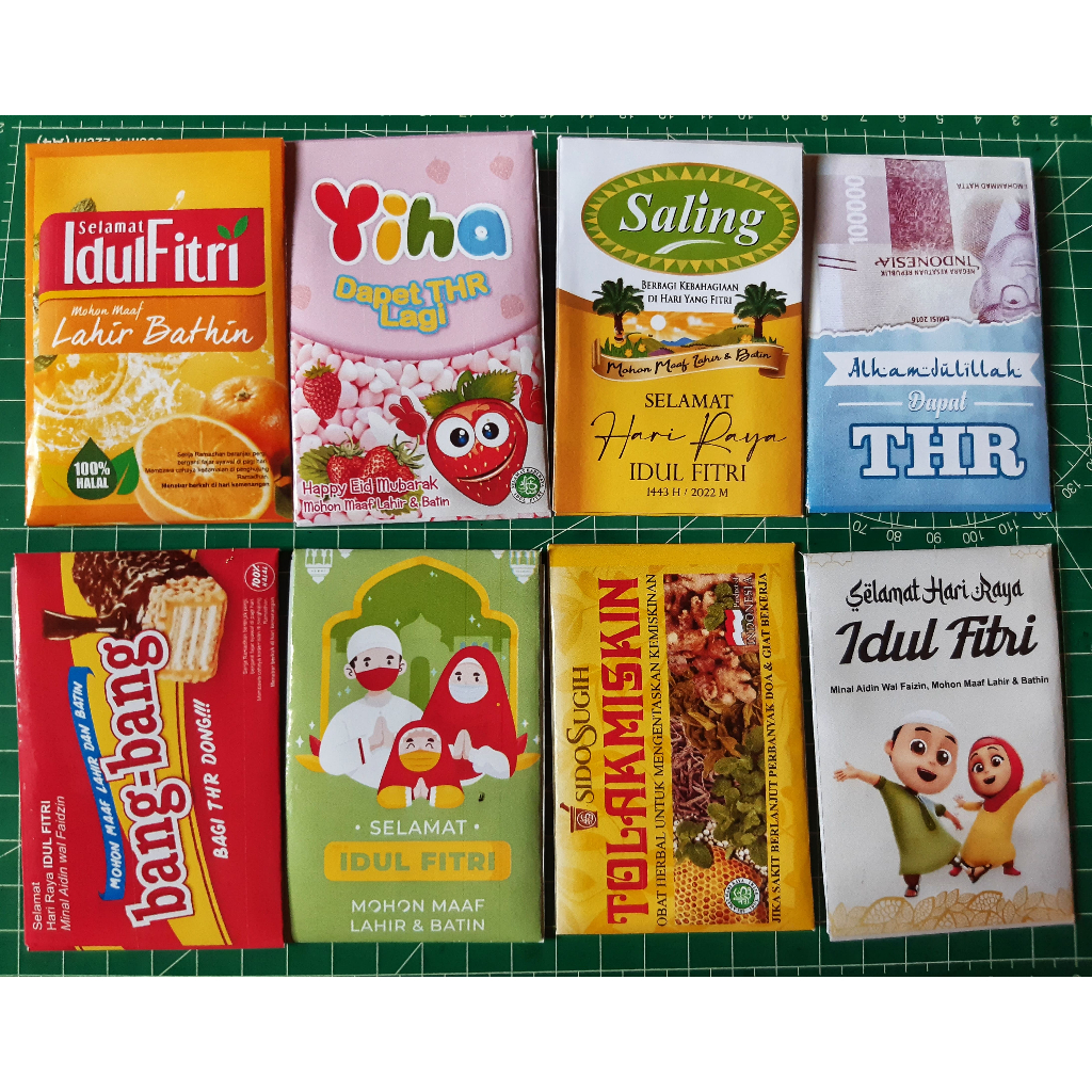 

Amplop Lebaran Motif Snack Lucu (HARGA UNTUK 1 LEMBAR AMPLOP)