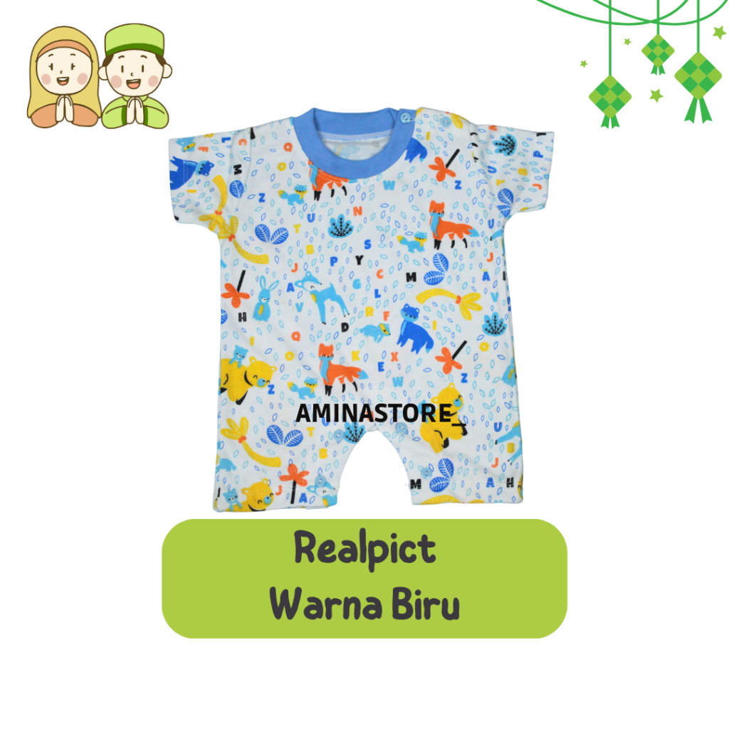 Romper bayi jumper bayi FASHION BABY bahan Catton Soft perlengkapan bayi  perlengkapan bayi baru lahir SNI