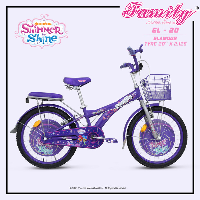Sepeda Anak Family Mini Glamour 20 inch Sepeda Anak Perempuan sepeda anak cewek - Onlinepratama88