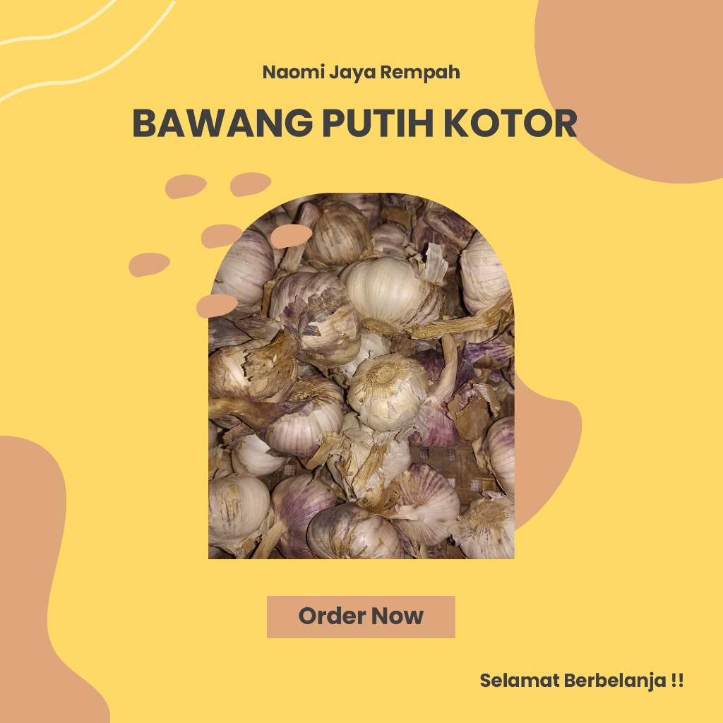 BAWANG PUTIH BANCI KOTOR 1 KG