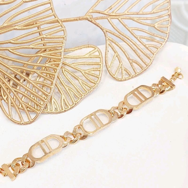 Gelang Emas Rantai Model CD - Toko Emas Kencana Indah