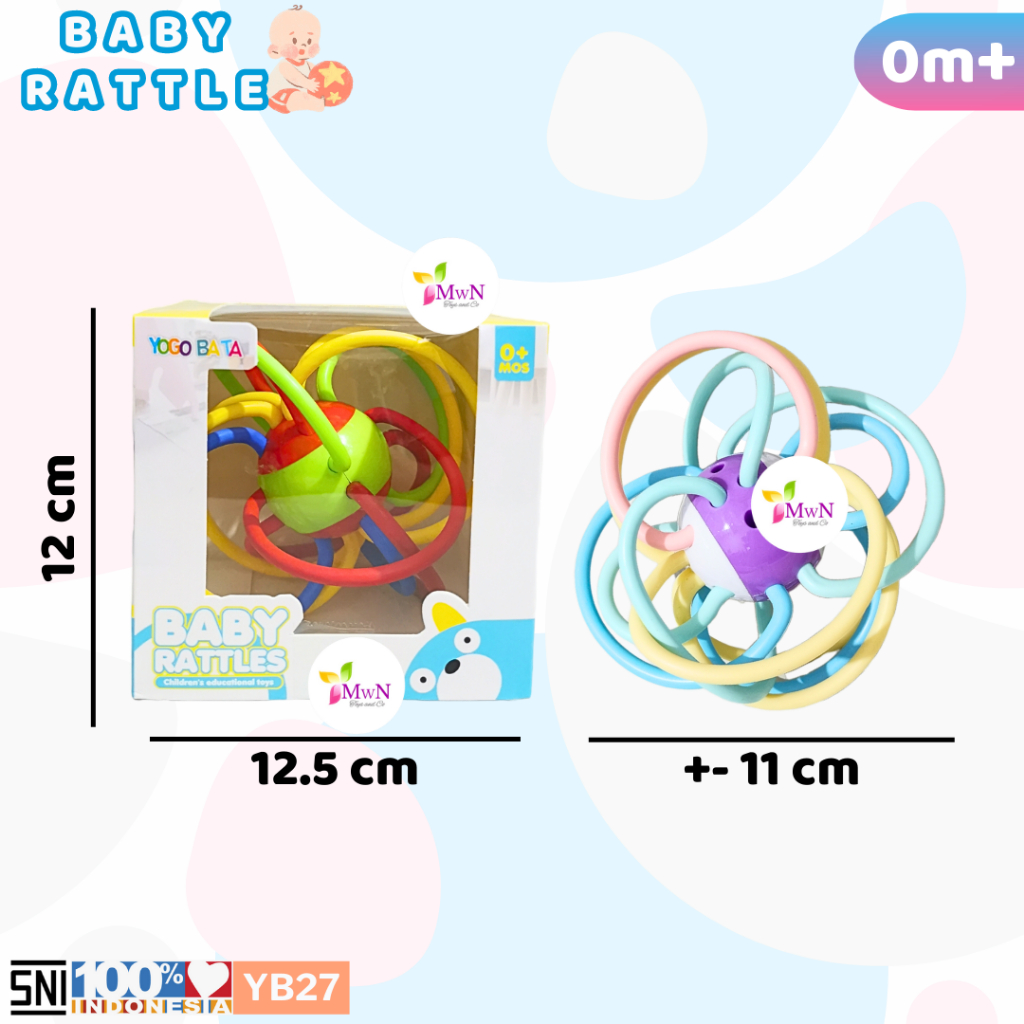 MWN Mainan Anak Bayi Baby Rattle Toys YB27