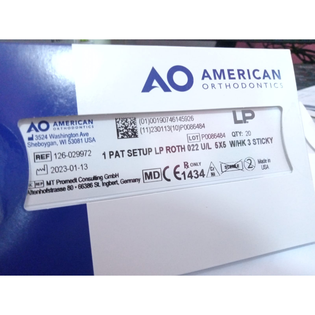 BRACKET AMERICAN ORTHODONTICS LP